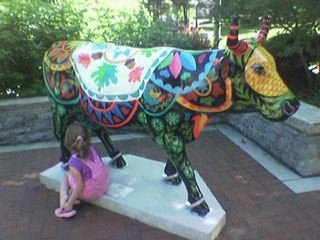 Hershey Cow In town park