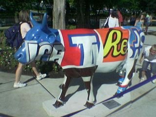 Hershey Chocolate World Cow From Side