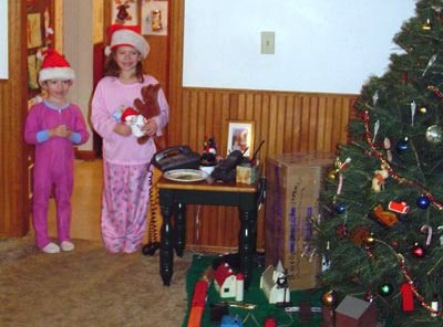 Drew and Alyssa, Christmas 2003